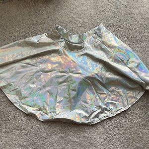 Iridescent skirt